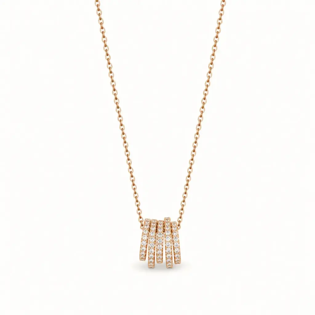 APM Slim Curve Necklace on a white catalogue background