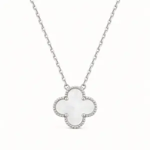White Flower Necklace necklace